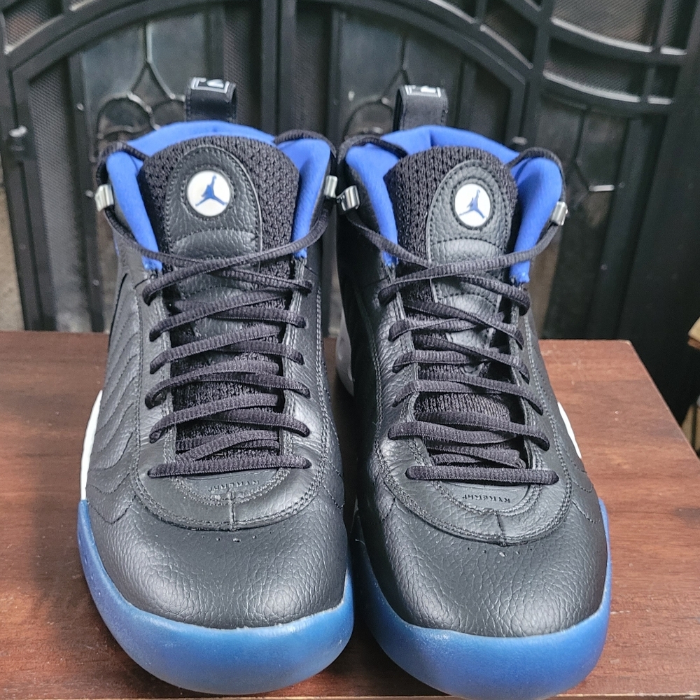 Nike Air Jordan Jumpman Pro Mid Black Varsity Royal 906876 006 Men Size 12.